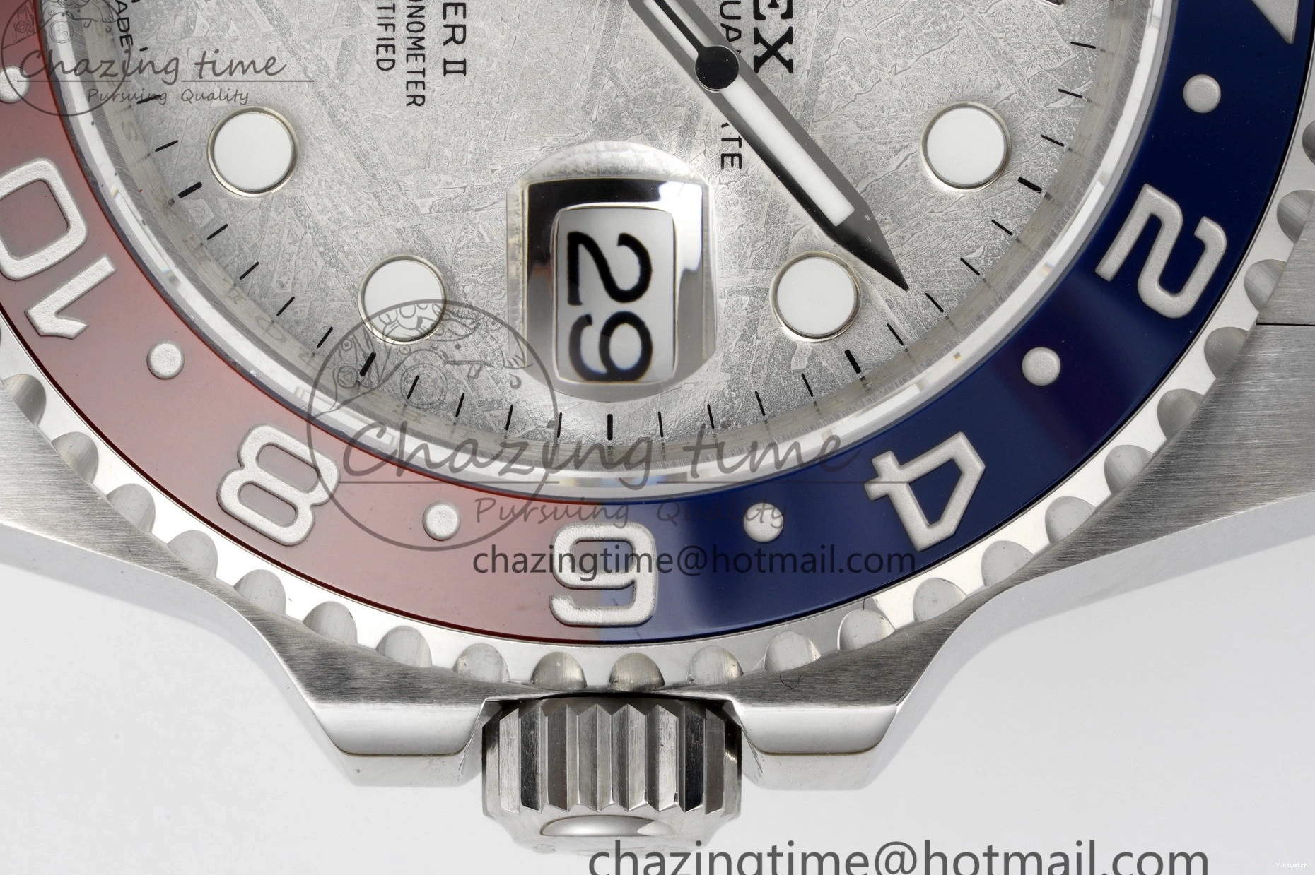 Best 126719 BLRO Master Bracelet Meteorite II GMT VR3285 1:1 Edition SS CHS on 904L JDF 0502